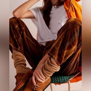 We The Free Flocked Moxie Barrel Jeans